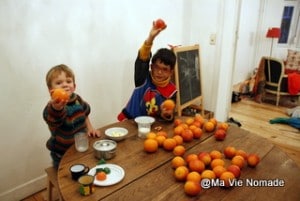 Total des oranges récoltées